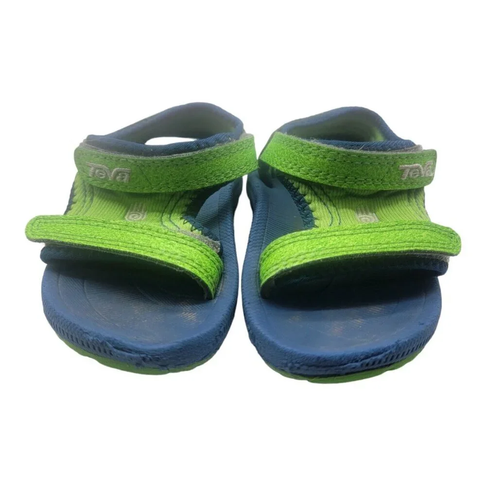 Teva Shoes Toddler Size 5 Green Psyclone 3 Waterproof Sandals Beach Vacation